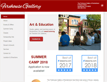 Tablet Screenshot of firehousegallery.com